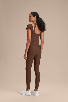 Legging Arc Fit Green® - Sepia brown