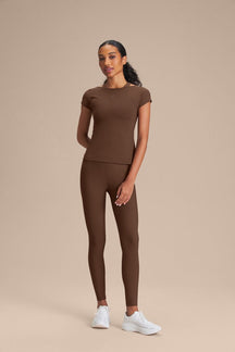 Blusa Arc Action Skin - Sepia brown