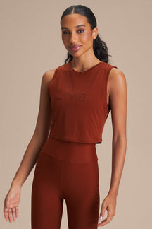 Regata Cropped LIVE! Comfort - Rust Red