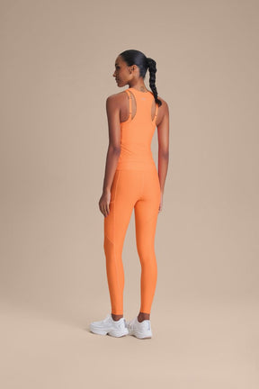 Legging Six Pockets Speed - Solar orange