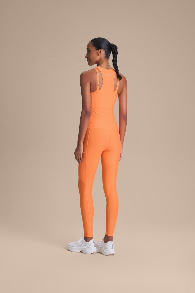 Legging Six Pockets Speed - Solar orange
