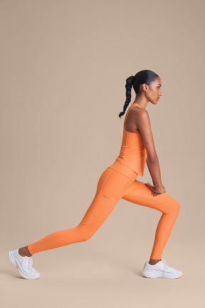 Legging Six Pockets Speed - Solar orange
