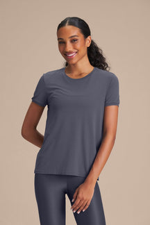 Camiseta Basic Comfort - Iron Blue