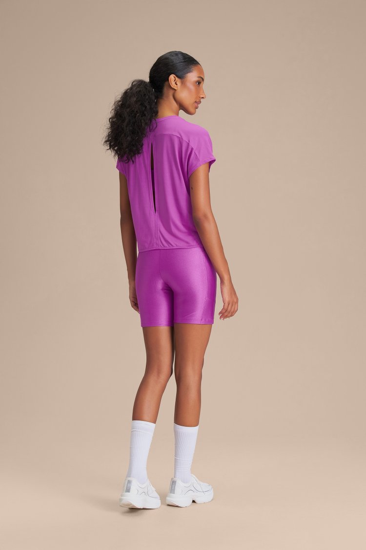 Camiseta Breath Back Comfort - Memory Pink