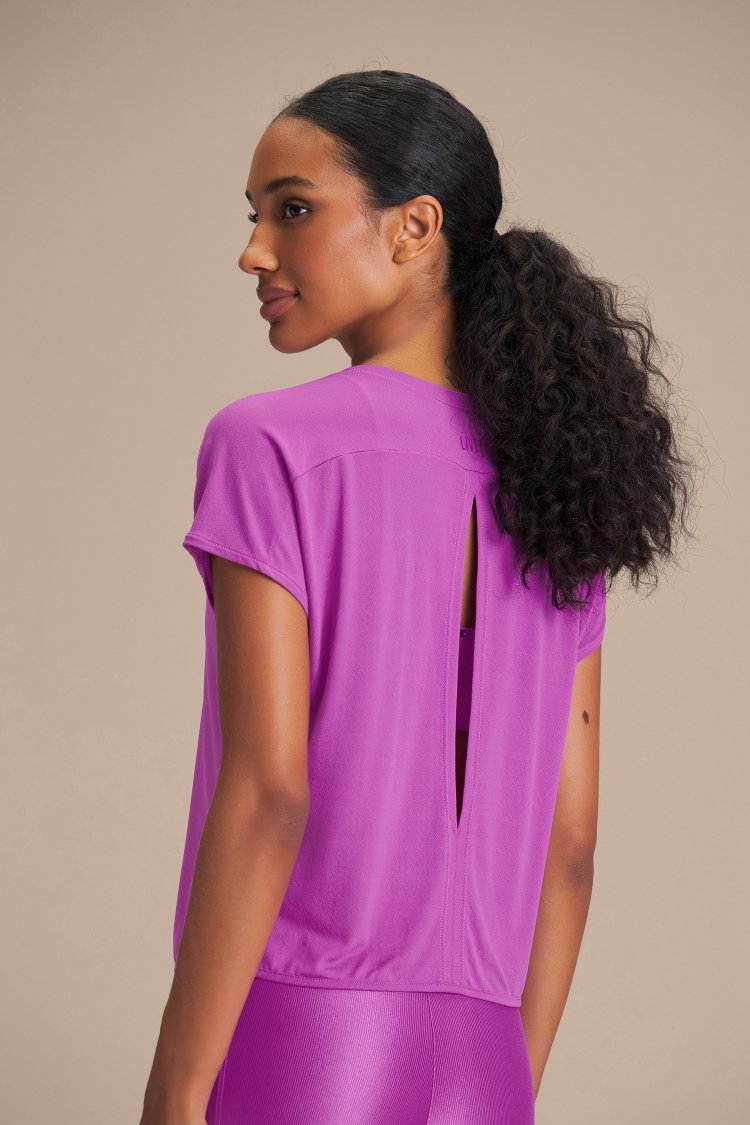 Camiseta Breath Back Comfort - Memory Pink