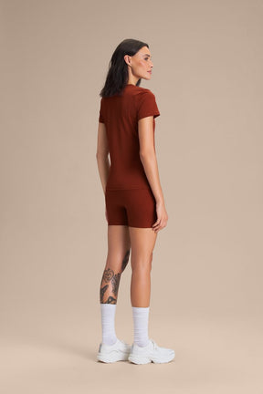 Camiseta LIVE! Comfort - Rust Red