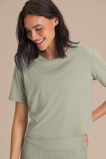 Camiseta Cropped Bio Stretch - Daylight Green