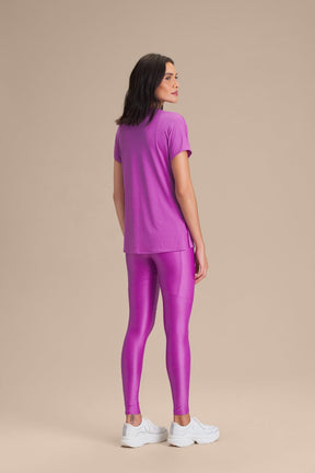 Camiseta V Comfort - Memory Pink