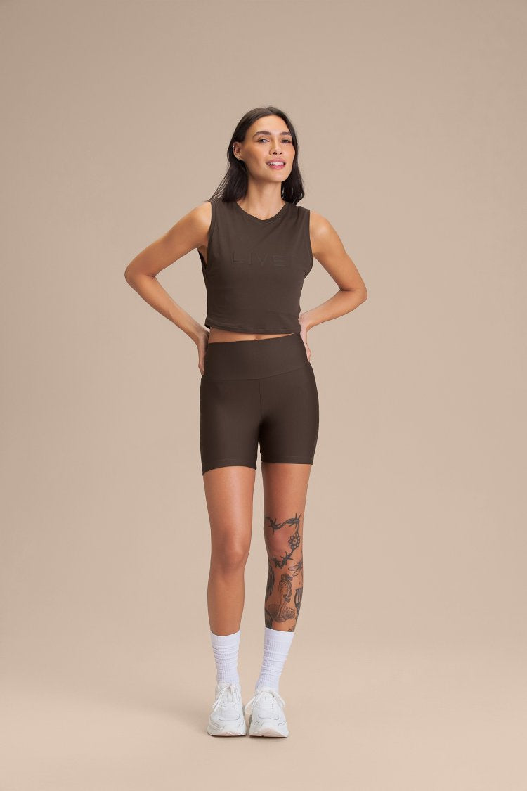Regata Cropped LIVE! Comfort - Cocoa Brown