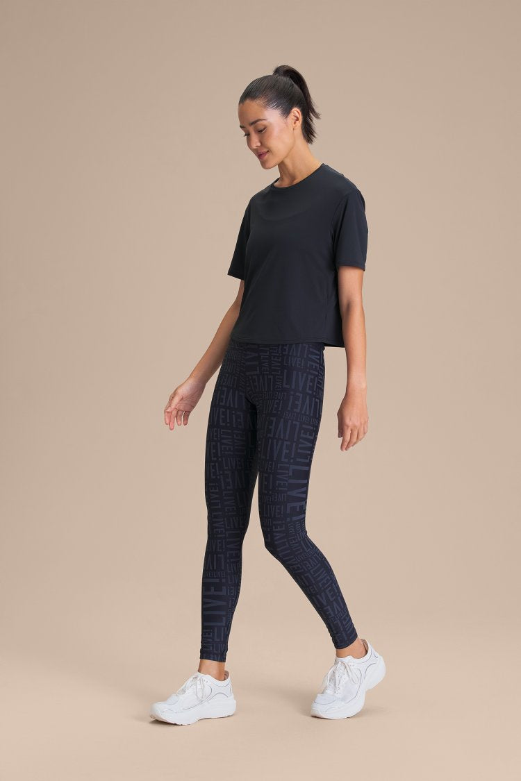 Camiseta Cropped Bio Stretch - Preto