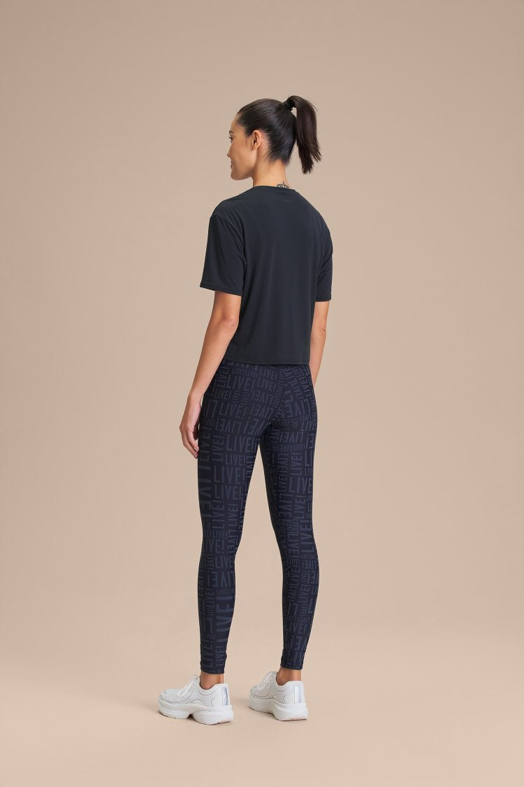 Camiseta Cropped Bio Stretch - Preto