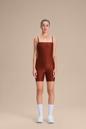 Macaquinho Shorts Allure® Adaptiv - Rust Red