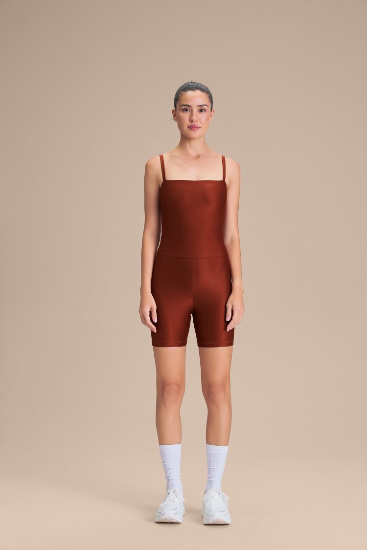 Macaquinho Shorts Allure® Adaptiv - Rust Red