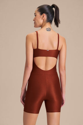 Macaquinho Shorts Allure® Adaptiv - Rust Red