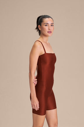 Macaquinho Shorts Allure® Adaptiv - Rust Red