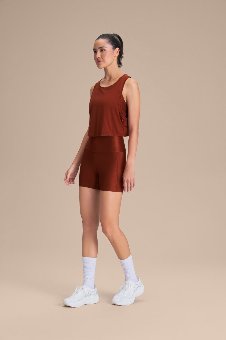 Regata Cropped Comfort - Rust Red