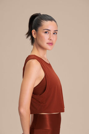 Regata Cropped Comfort - Rust Red