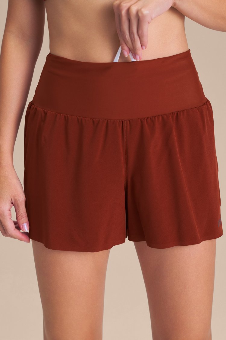 Shorts Run Dryside - Rust Red