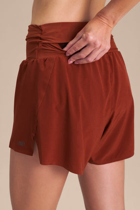 Shorts Run Dryside - Rust Red