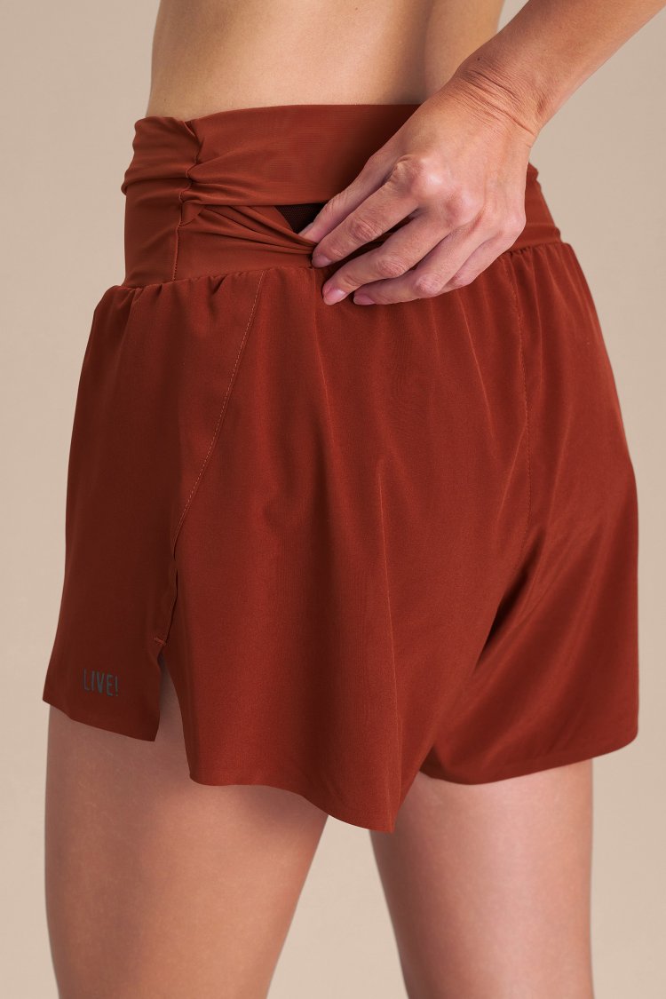 Shorts Run Dryside - Rust Red
