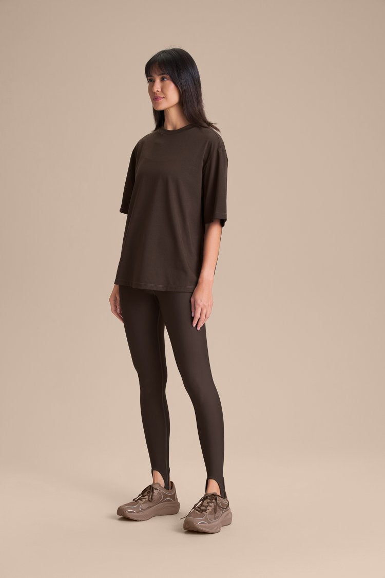 Camiseta Pima Slim - Cocoa Brown