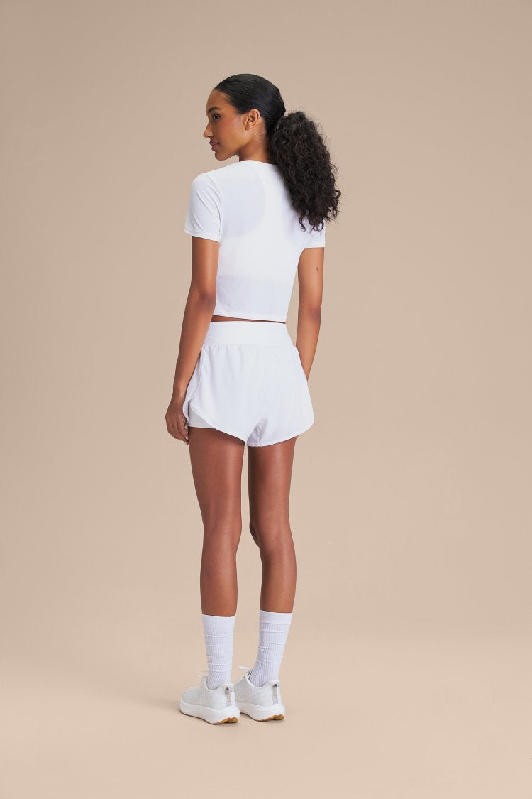 Camiseta Cropped LIVE! Comfort - White