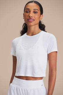 Camiseta Cropped LIVE! Comfort - White