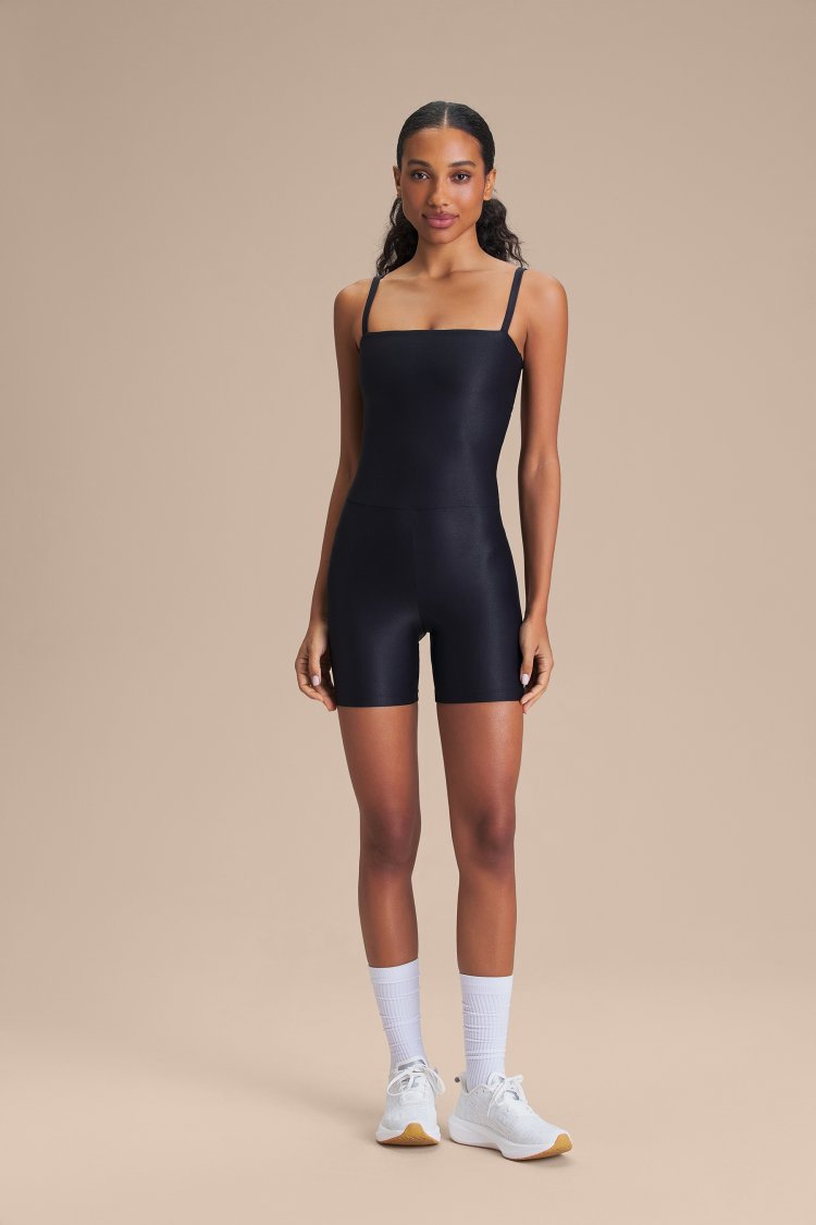 Macaquinho Shorts Allure® Adaptiv - Preto