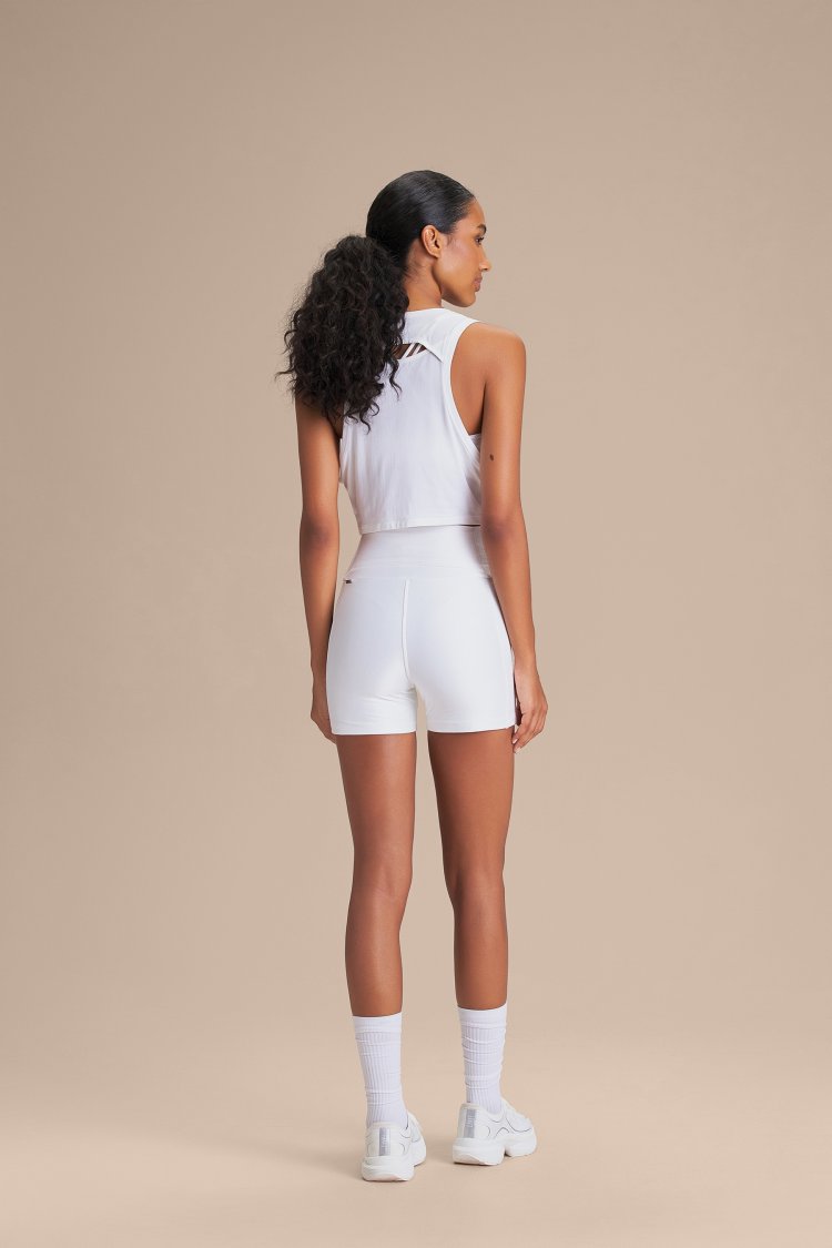 Regata Cropped Comfort - Branco