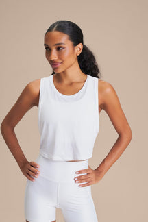 Regata Cropped Comfort - Branco