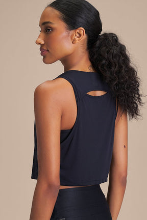 Regata Cropped Comfort - Preto