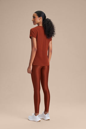 Camiseta V Comfort - Rust Red