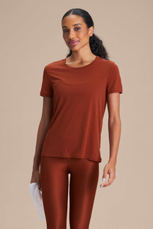 Camiseta Basic Comfort - Rust Red