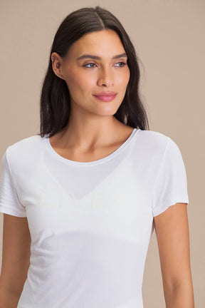 Camiseta LIVE! Comfort - White