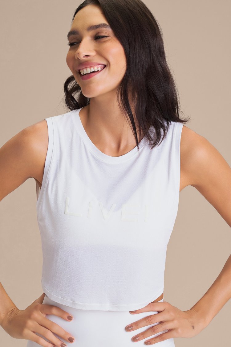 Regata Cropped LIVE! Comfort - White