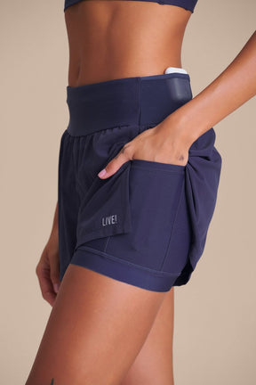 Shorts Pro Six Pockets - Tide