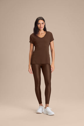 Camiseta V Comfort - Sepia brown