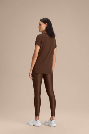 Camiseta V Comfort - Sepia brown