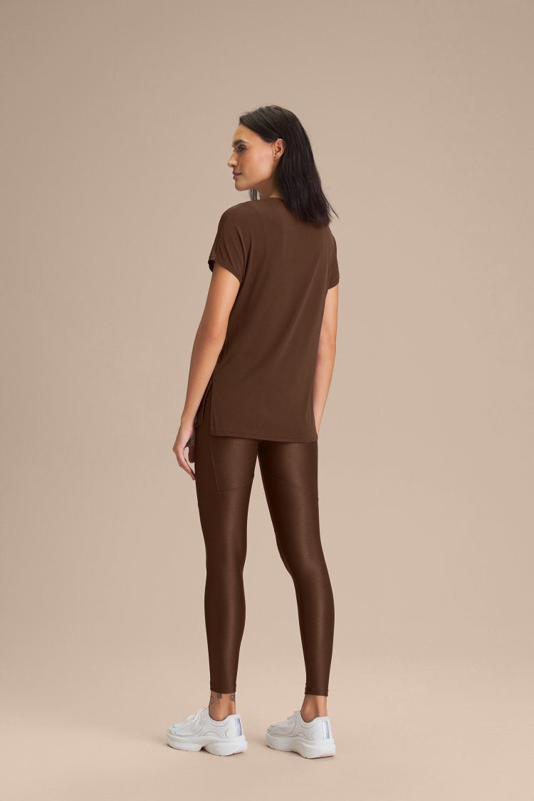 Camiseta V Comfort - Sepia brown