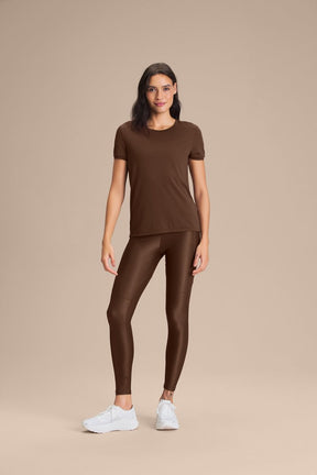 Camiseta Basic Comfort - Sepia brown