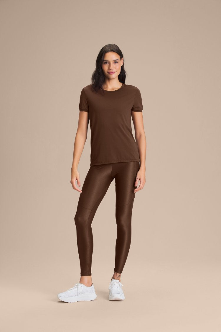 Camiseta Basic Comfort - Sepia brown