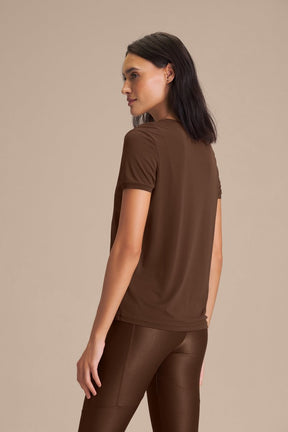 Camiseta Basic Comfort - Sepia brown