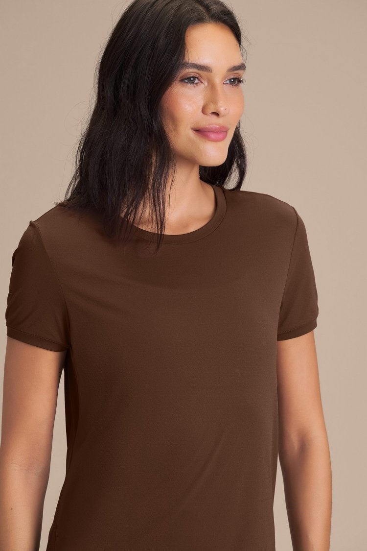 Camiseta Basic Comfort - Sepia brown