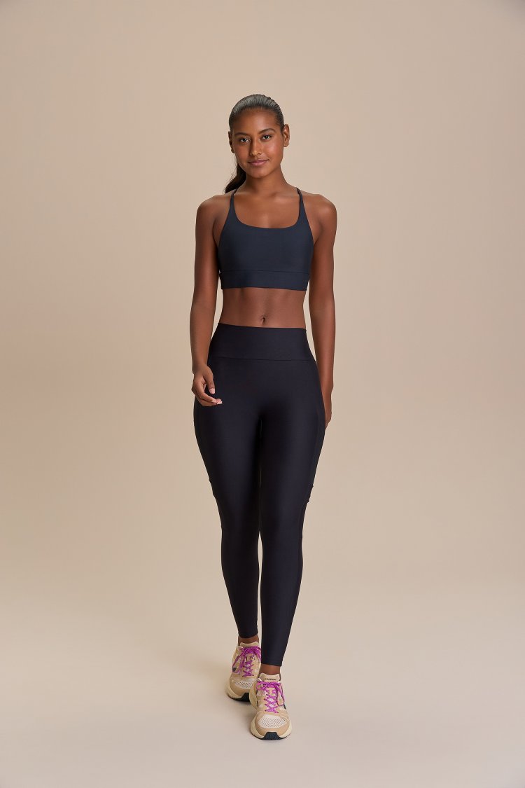 Legging Strong Hydefit Adaptiv Bittersweet - Preto