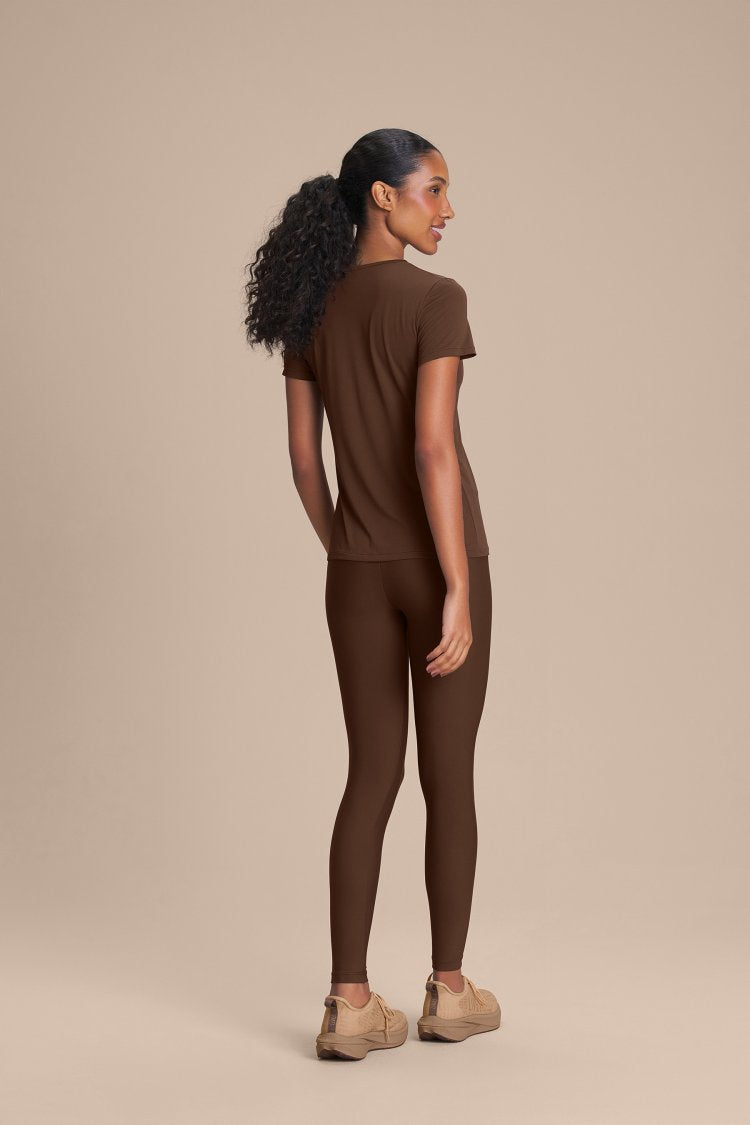Camiseta LIVE! Comfort - Sepia brown