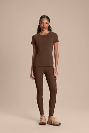 Camiseta LIVE! Comfort - Sepia brown