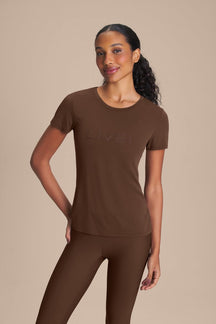 Camiseta LIVE! Comfort - Sepia brown