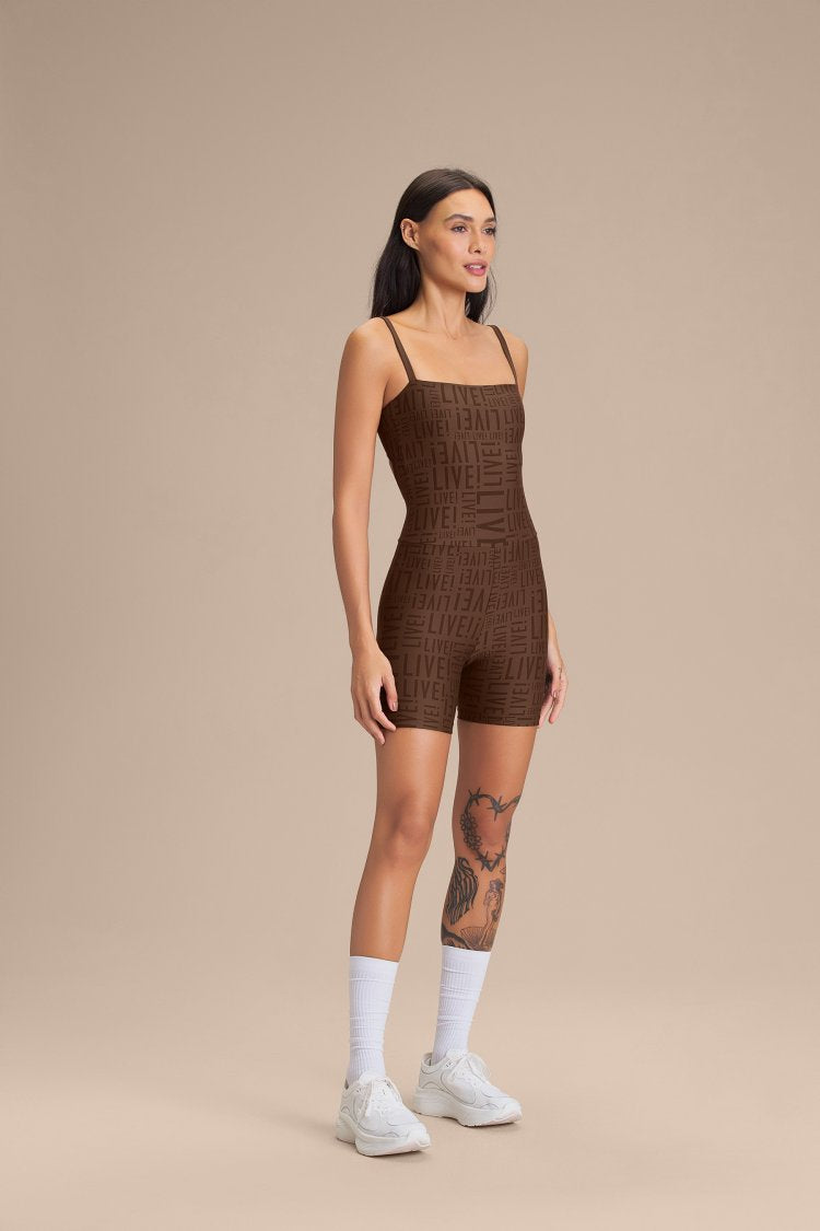 Macaquinho Shorts LIVE! - Sepia brown