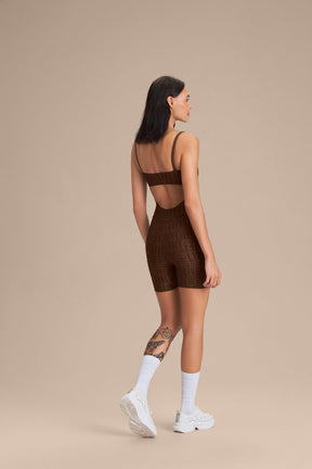 Macaquinho Shorts LIVE! - Sepia brown
