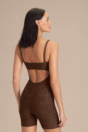 Macaquinho Shorts LIVE! - Sepia brown